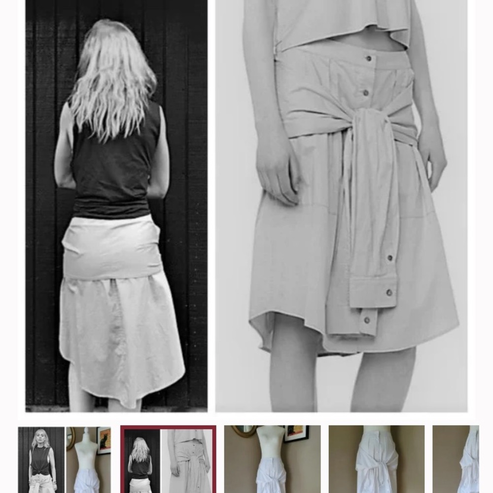 T by Alexander Wang skirt